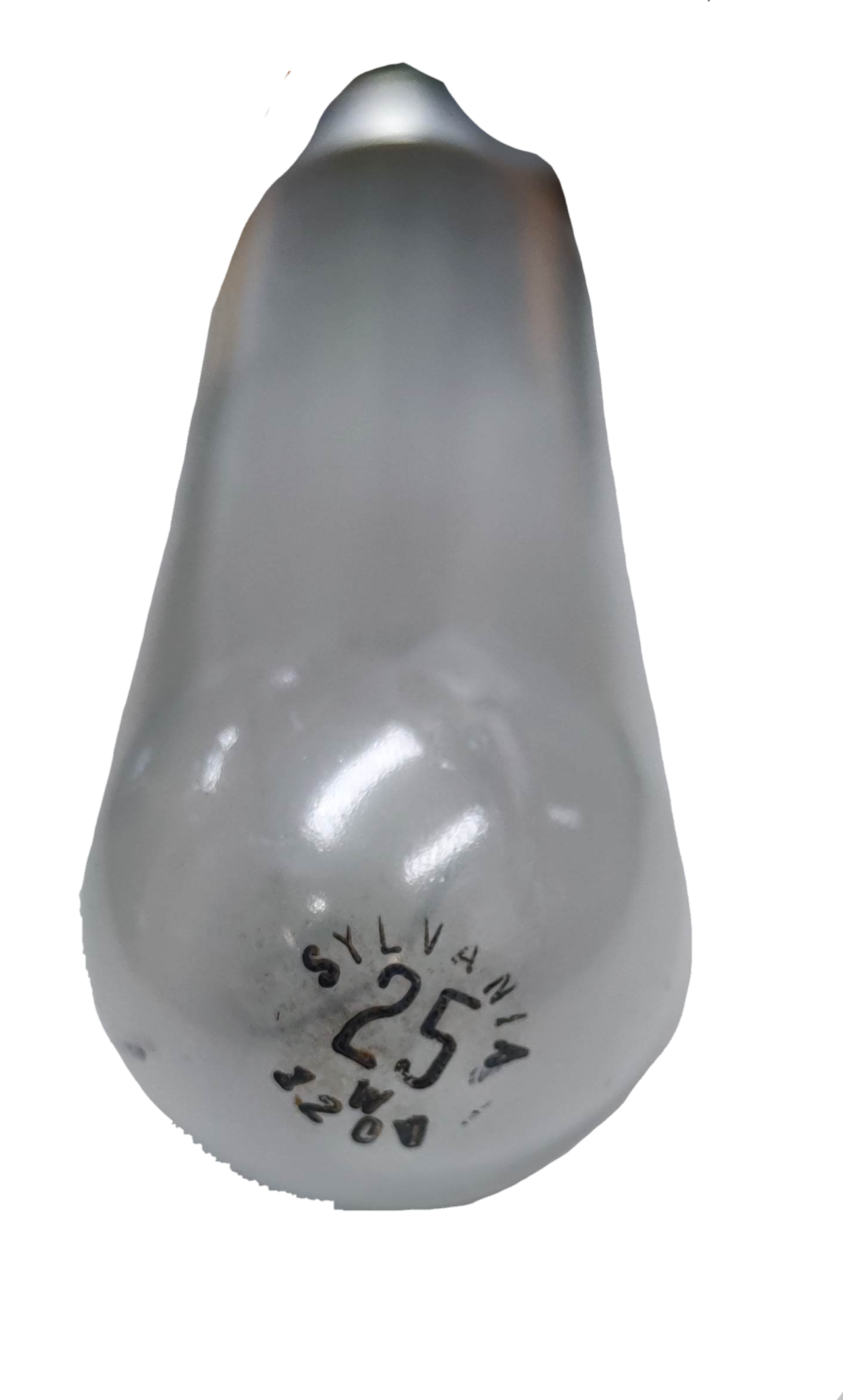 E27 120V tubular incandescent bulb with frosted glass and 25 watt clear finish