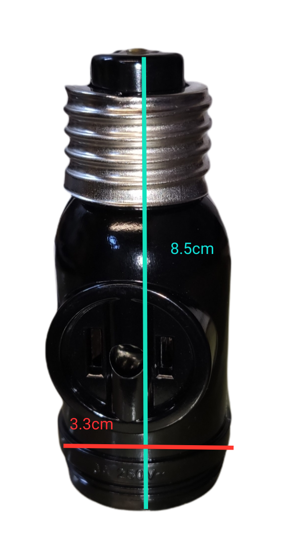 Omni E27 3A 250V socket adapter designed for versatile lighting setups and easy installation