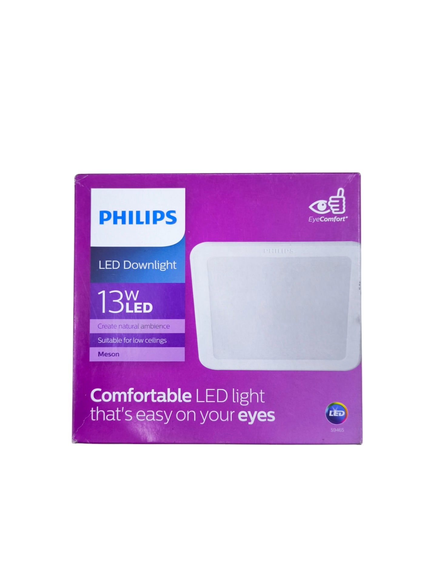 Philips 13W LED Downlight 220V Square 140mm (5.5") Daylight