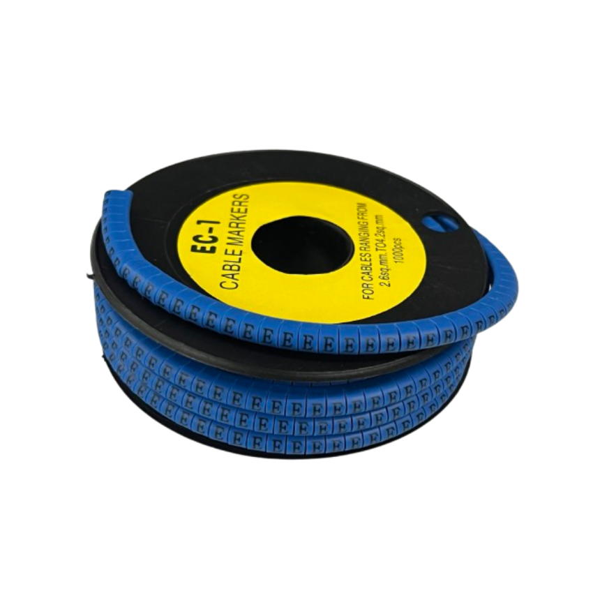 Grippes EC-1B cable markers 1000pcs on a spool for organized cable management and labeling