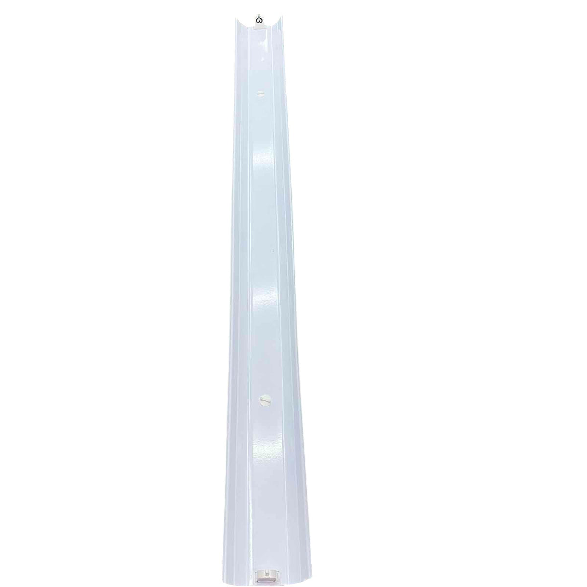 Ecolum industrial luminaire for LED fluorescent tube with a sleek white design
