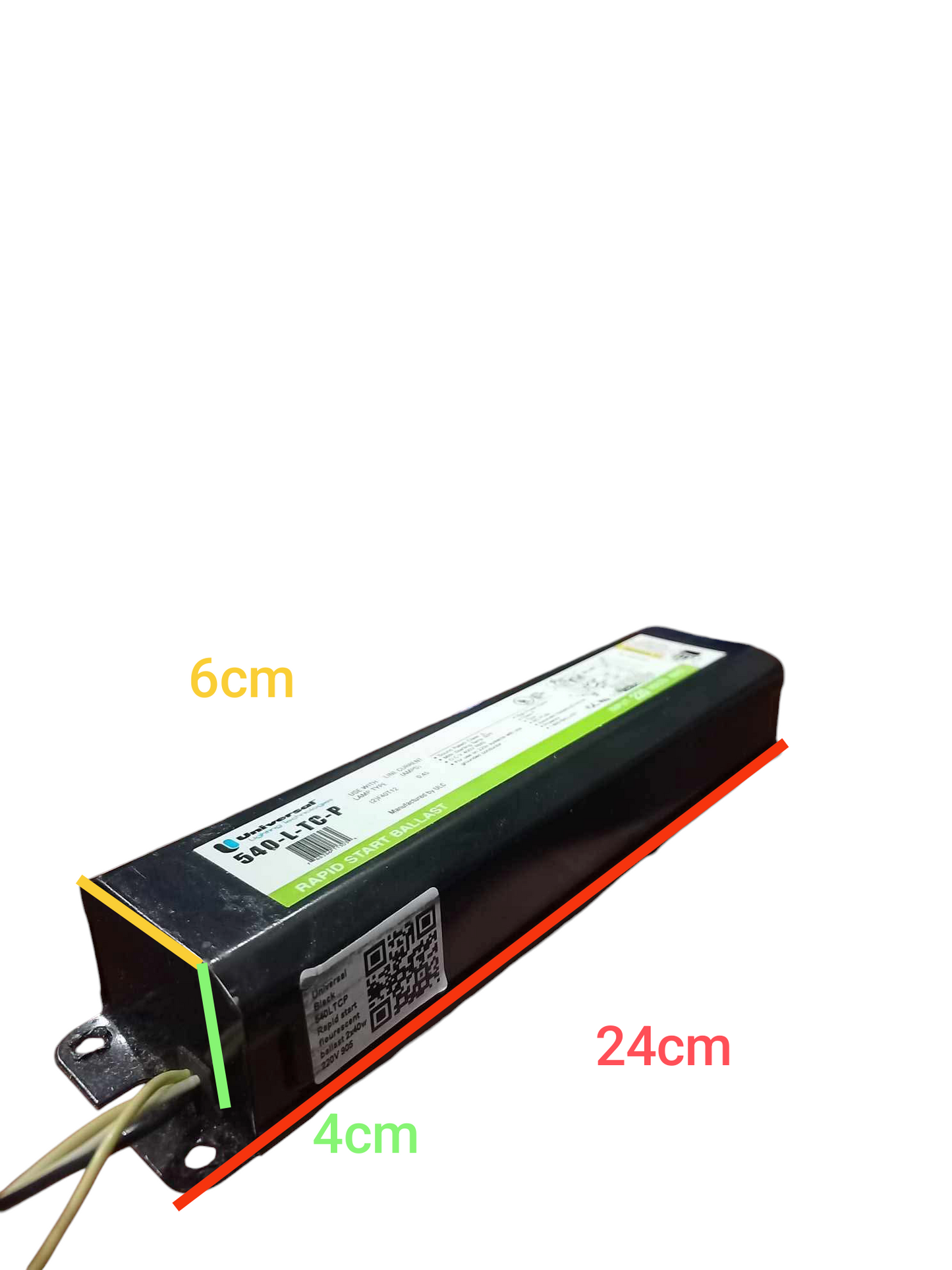 Rapid Start Ballast 2 x 40W, 2x40W 220V AC ( Universal) Classic 540-L-TC-P