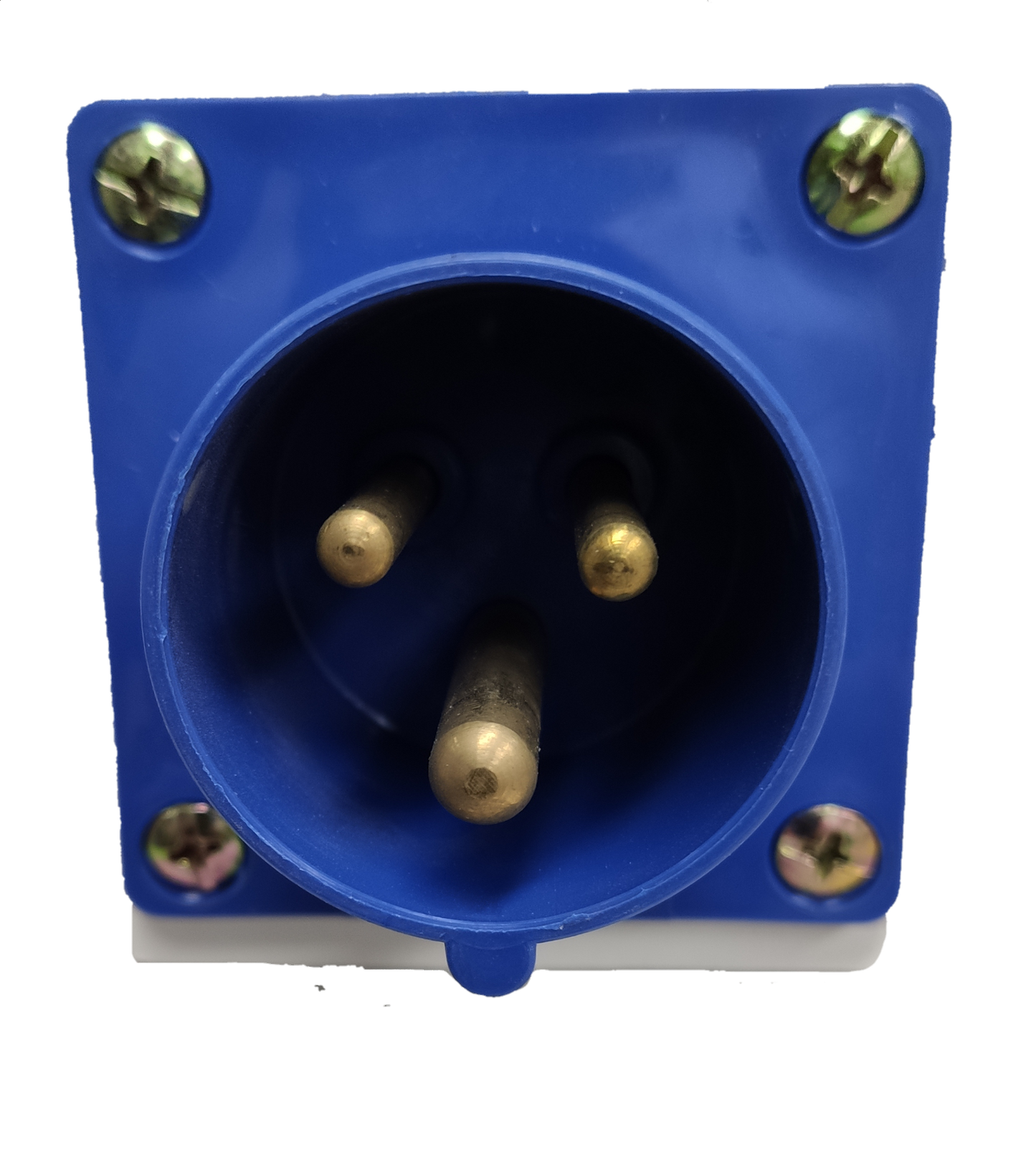 Grippes Blue Power Plug Outlet with Three Pins from Electx Electrical Supply for Reliable Connections