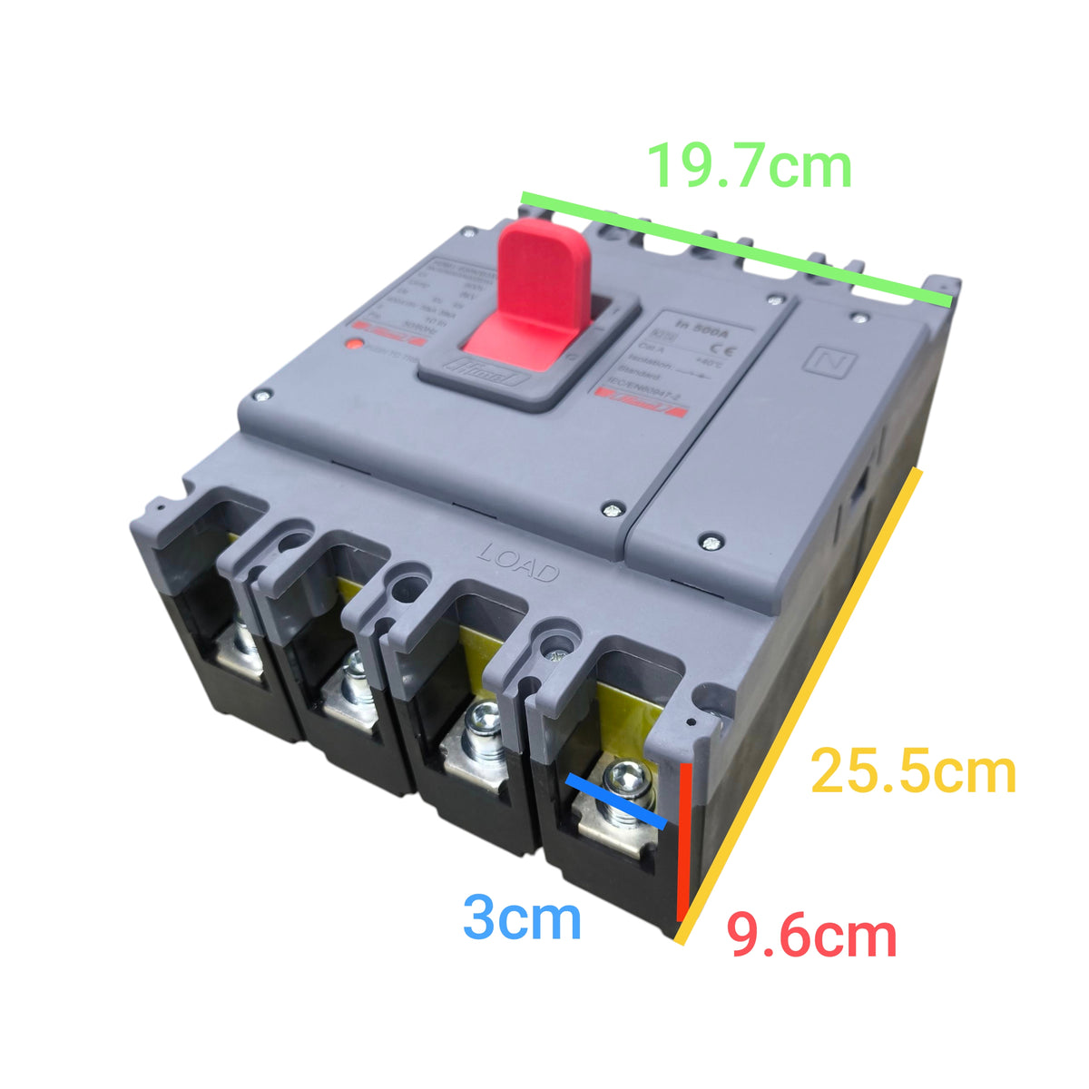 Himel Electx Electrical Supply Breaker Points with a compact design measuring 19.7 cm by 25.5 cm