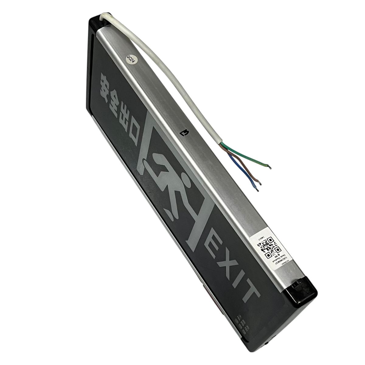 Exit Sign with Running Man 3W Green work and safety light with metal frame and wiring from China