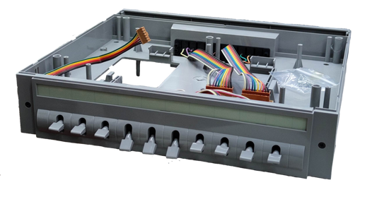 Commax Expansion Unit 10 Station for CLS-10T with multiple connection ports and cables for CCTV security systems