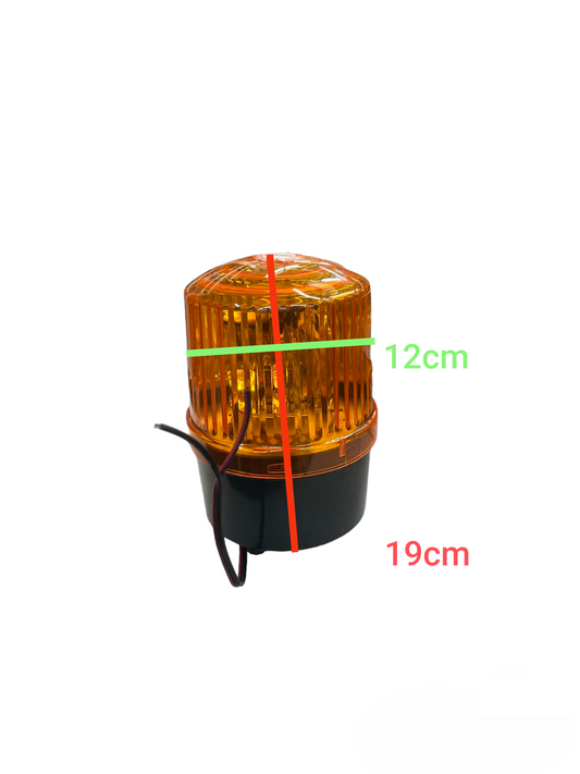 Pentagon Warning Light Revolving Light Available in Amber or Red Color 12V or 24VDC