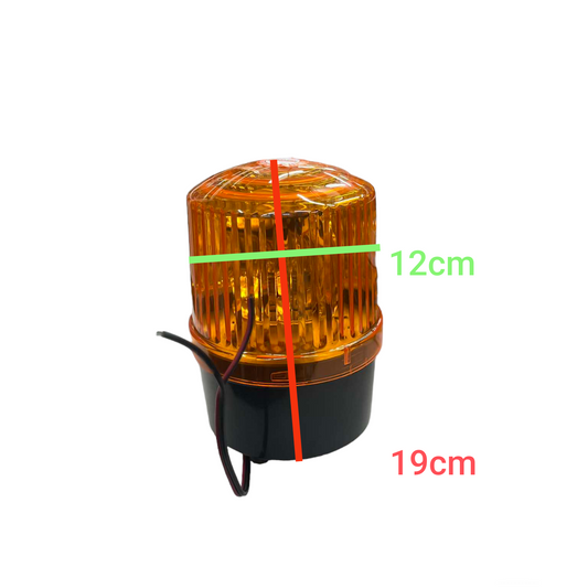 Pentagon Warning Light Revolving Light Available in Amber or Red Color 12V or 24VDC