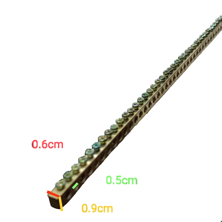 Grounding Terminal 133 holes 5mm , Copper Terminal Block 133 Holes 5mm