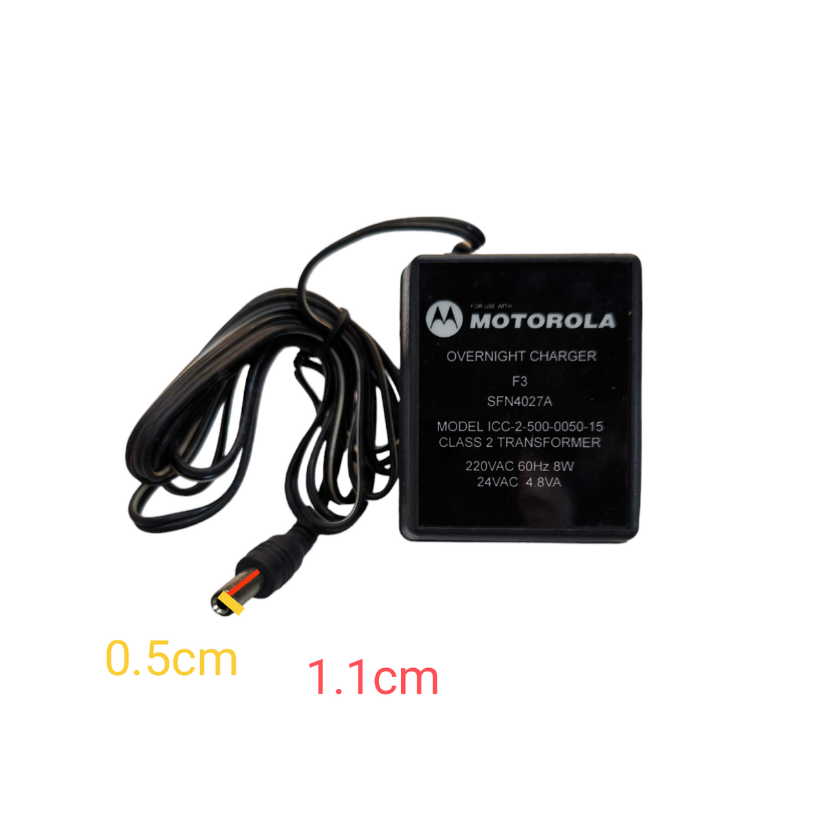 Motorola Power Adaptor Charger 220V Input 24VAC 4.8VA Output