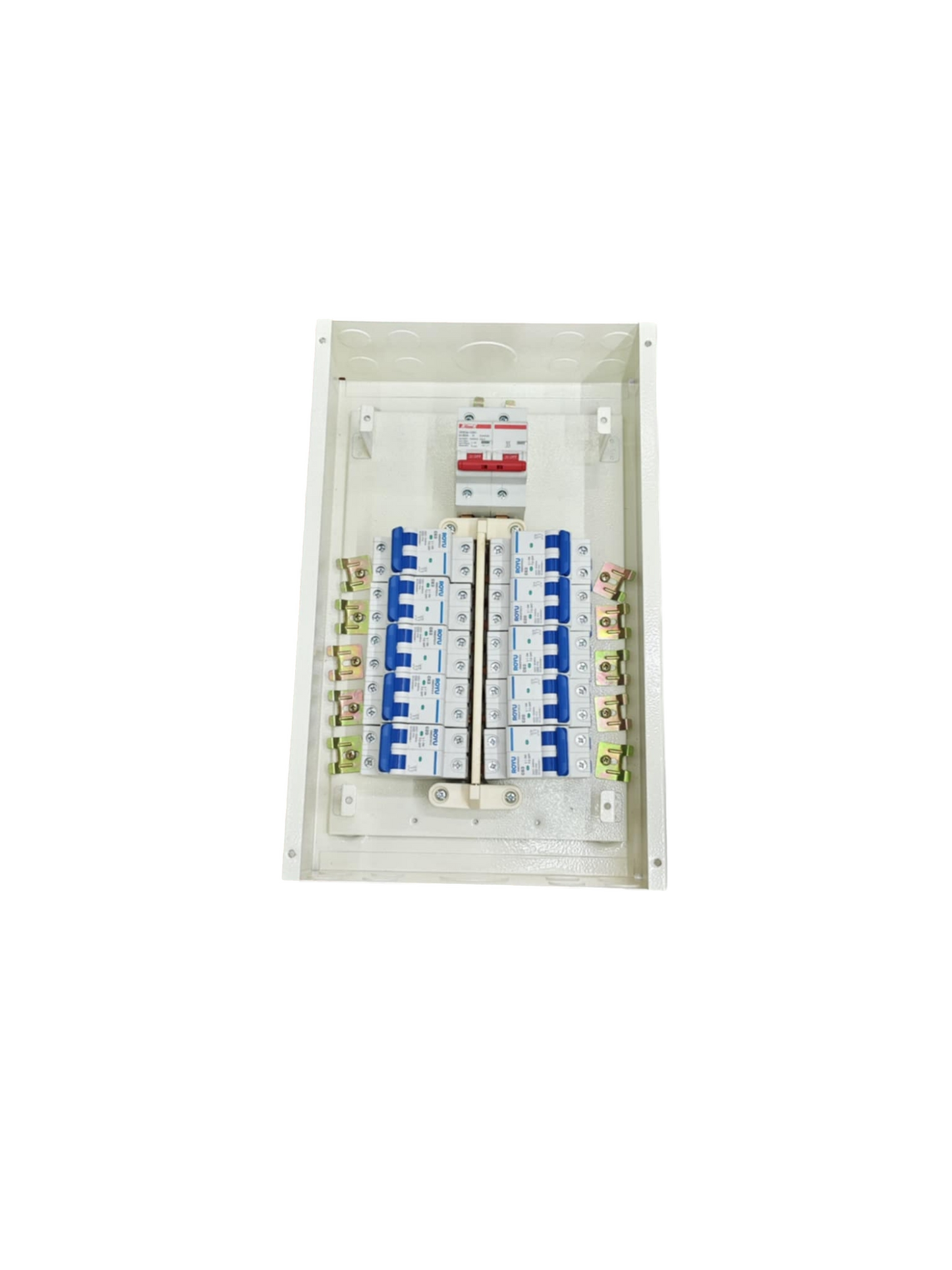 Panel Board 100A 2pole Main Himel Miniature Circuit Breaker with 10 Branches 2 Pole Royu