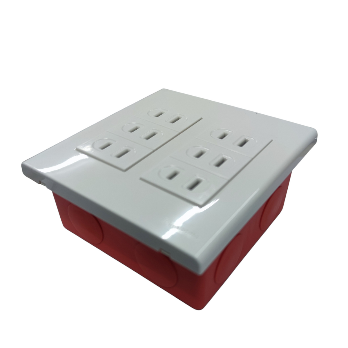 Panasonic 6 Gang Flat Pin Outlet 16A 250V with Utility Box (WEG6806+(6XWEG1001-5)+Utility Box