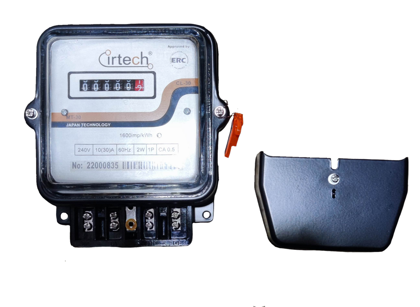 Cirtech KWH Meter 10(30A) 2W Single Phase, Submeter 2 Wire Single Phase Analog