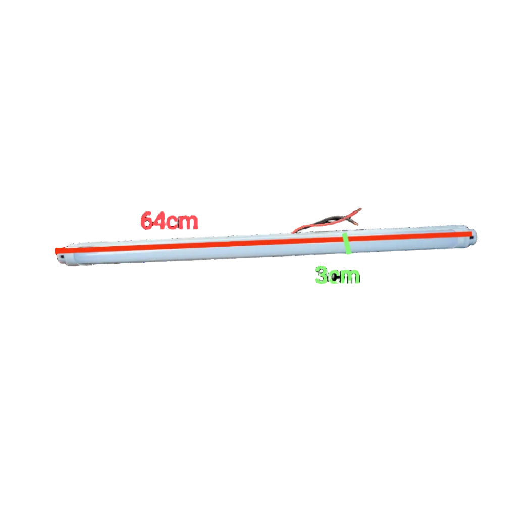 Denko 10W LED Fluorescent Tube Daylight 6500K with Fixture Double Ended 220V