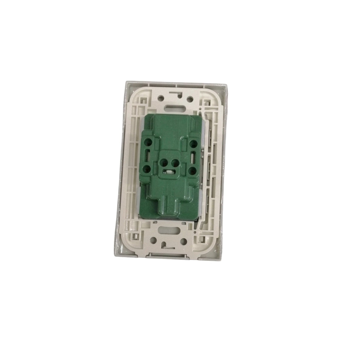 Panasonic Duplex Universal Outlet with Ground and Plate, 2 Gang Convenience Outlet with Ground and Plate 16A 250V Wide Color Refina Series Metallic Gray WEG6803MH-1/WEG15829H-5