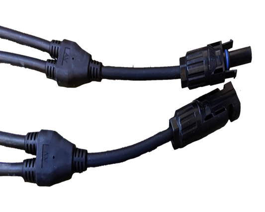 Grippes MC4 Connector 1x2 with Wire IP 67