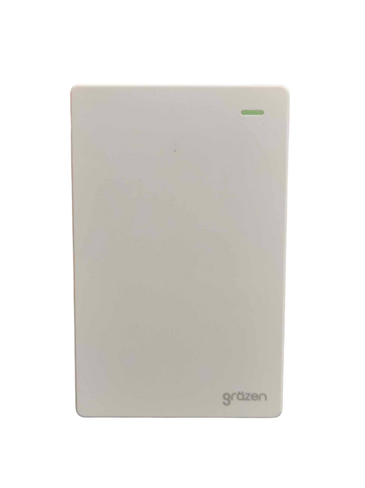 Grazen 1 Gang 1 Way with Plate Cover 16A 220v GW-001 Available in Black, White, Grey and Gold