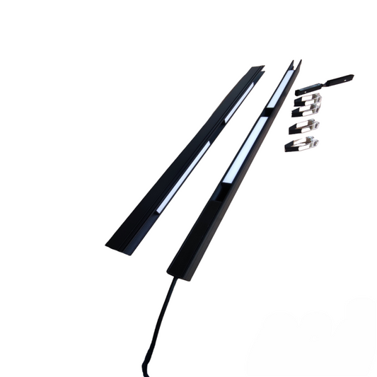 ILLUMIQ TERRA Magnetic Track Light 2 Meters 50mm with 4pcs 12W LED Flood Track Light 220V Cool White 4000K