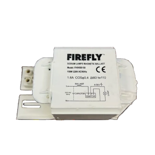 Firefly 150W high pressure sodium lamp ballast designed for efficient lamp operation and energy savings