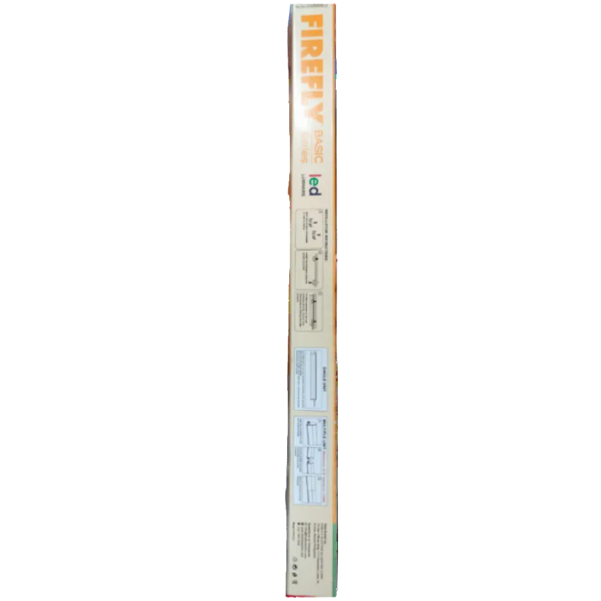 Firefly 5W LED T5 batten daylight packaging showcasing energy-efficient lighting features