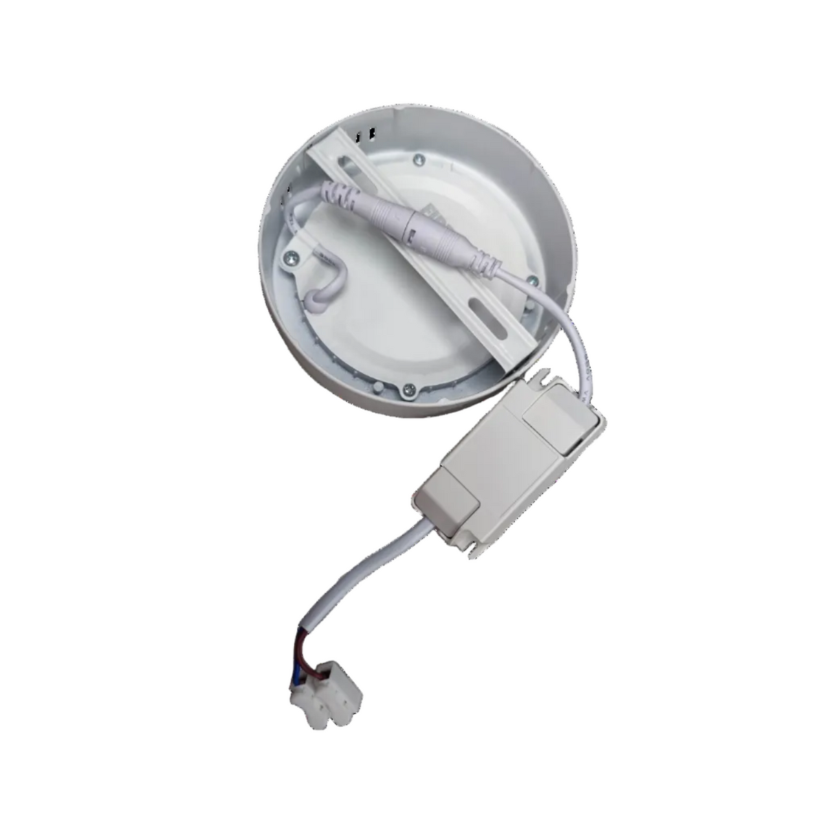 Firefly 6W LED Downlight Surface Type round white ceiling housing with driver and connector wiring