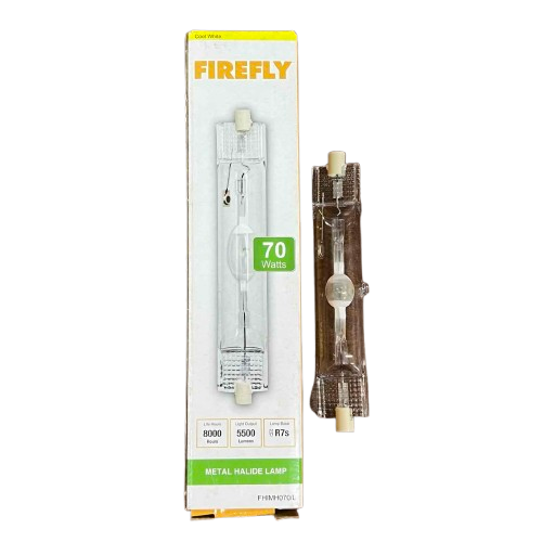 Firefly 70W metal halide lamp linear with packaging for improved lighting efficiency