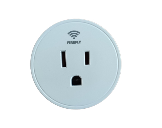 Firefly Wifi Smart Plug 10A 220V white round smart socket with WiFi control for home automation