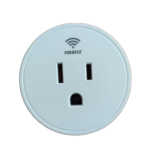 Firefly Wifi Smart Plug 10A 220V white round smart socket with WiFi control for home automation