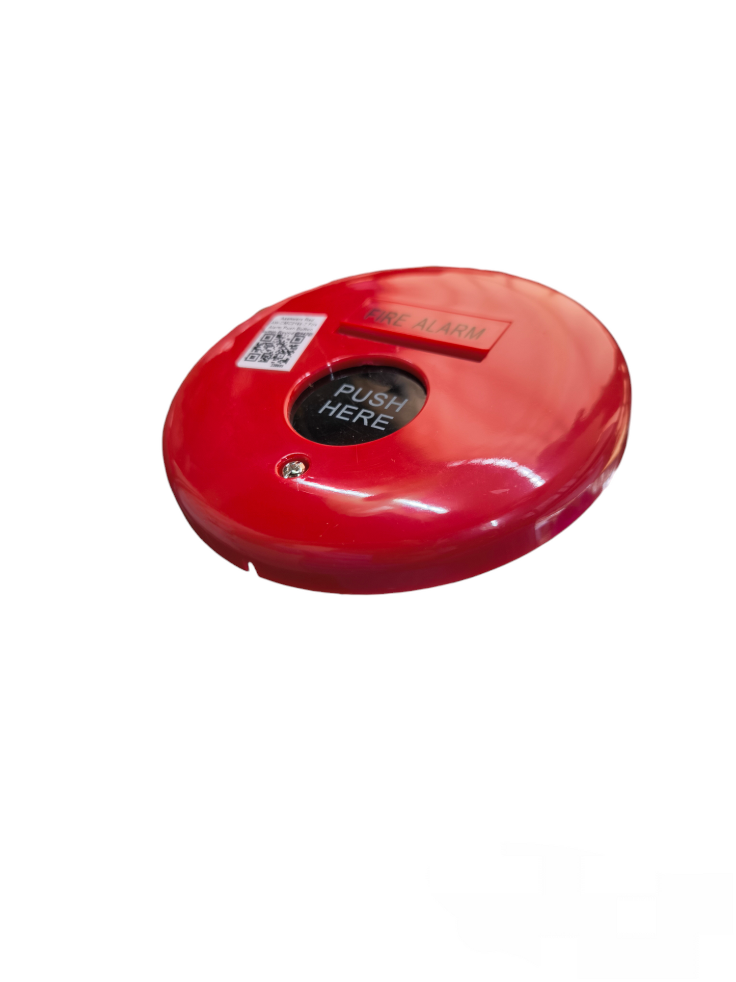 Asenware red manual call point push button fire alarm with push here center for emergency use