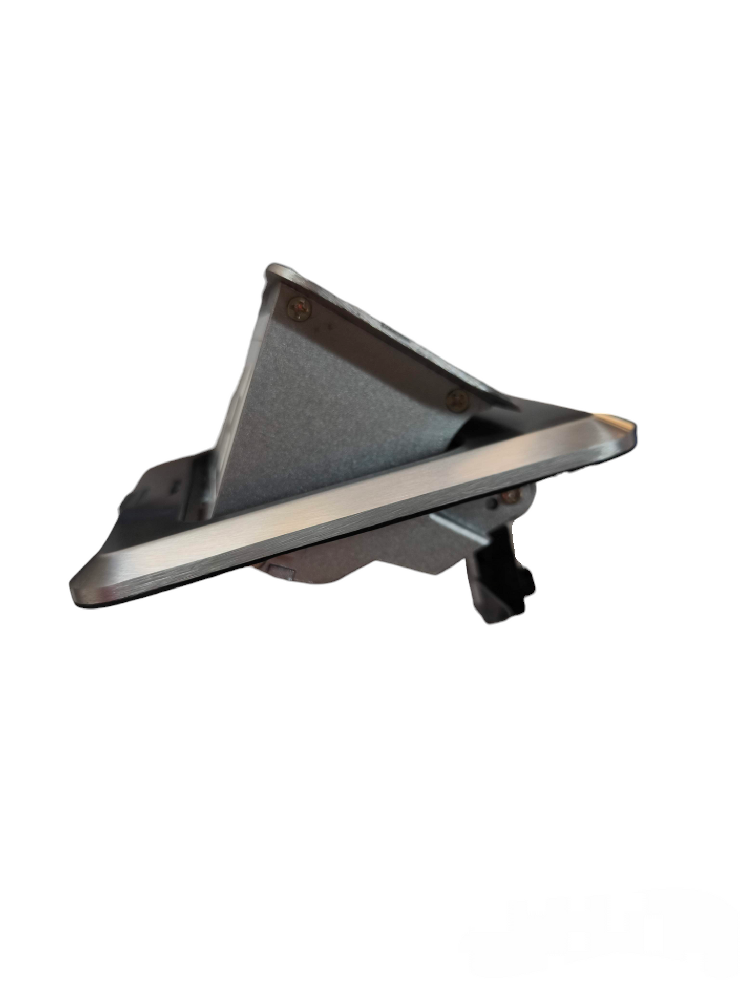 T and J 15A 250V floor outlet Duplex with Ground silver angled flush mount metal faceplate for power points