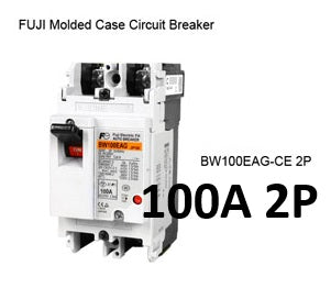 Fuji 100A MCCB molded case circuit breaker designed for reliable electrical protection