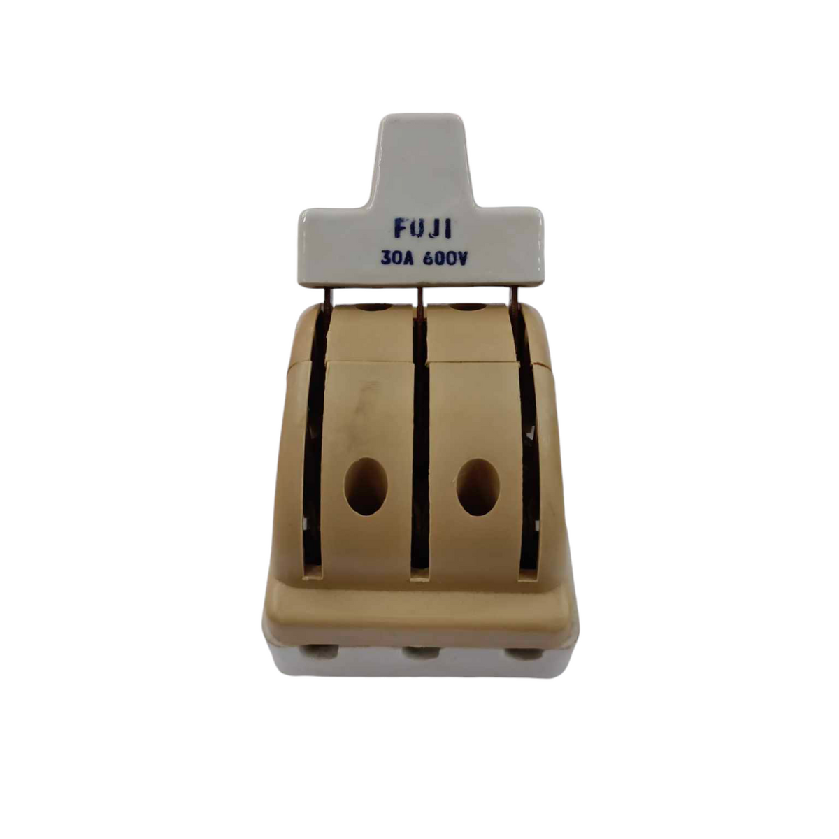 Taiyou 30A 3PDT 600V Switch Porcelain in beige and white for power points and switches