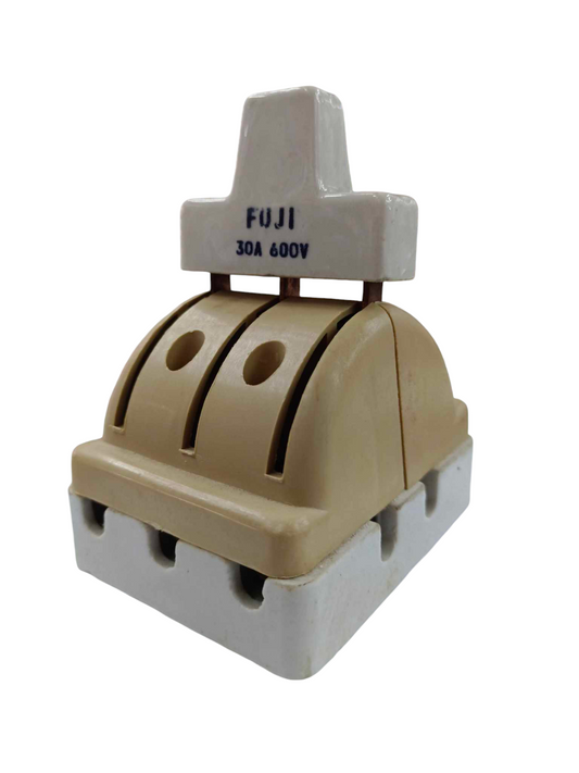 Taiyou 30A 3PDT 600V Switch Porcelain power switch with three poles and ceramic base