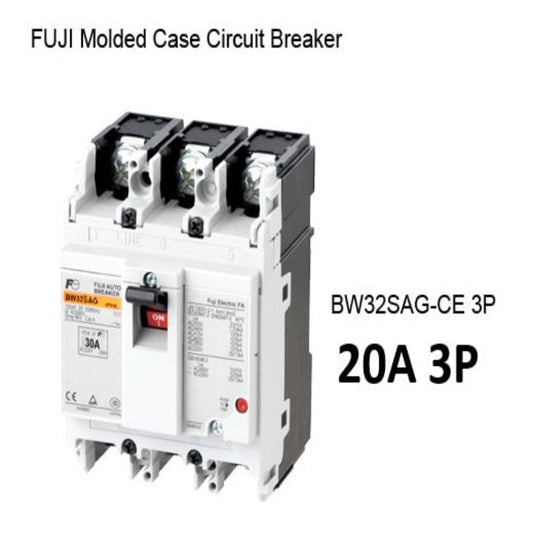 Molded Case Circuit Breaker BW32SAG-CE 20A 3Pole