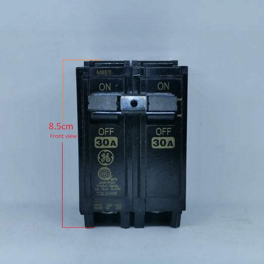 ABB 30A 2 Pole Single Phase Plug-in Circuit Breaker with ON and OFF Indicators