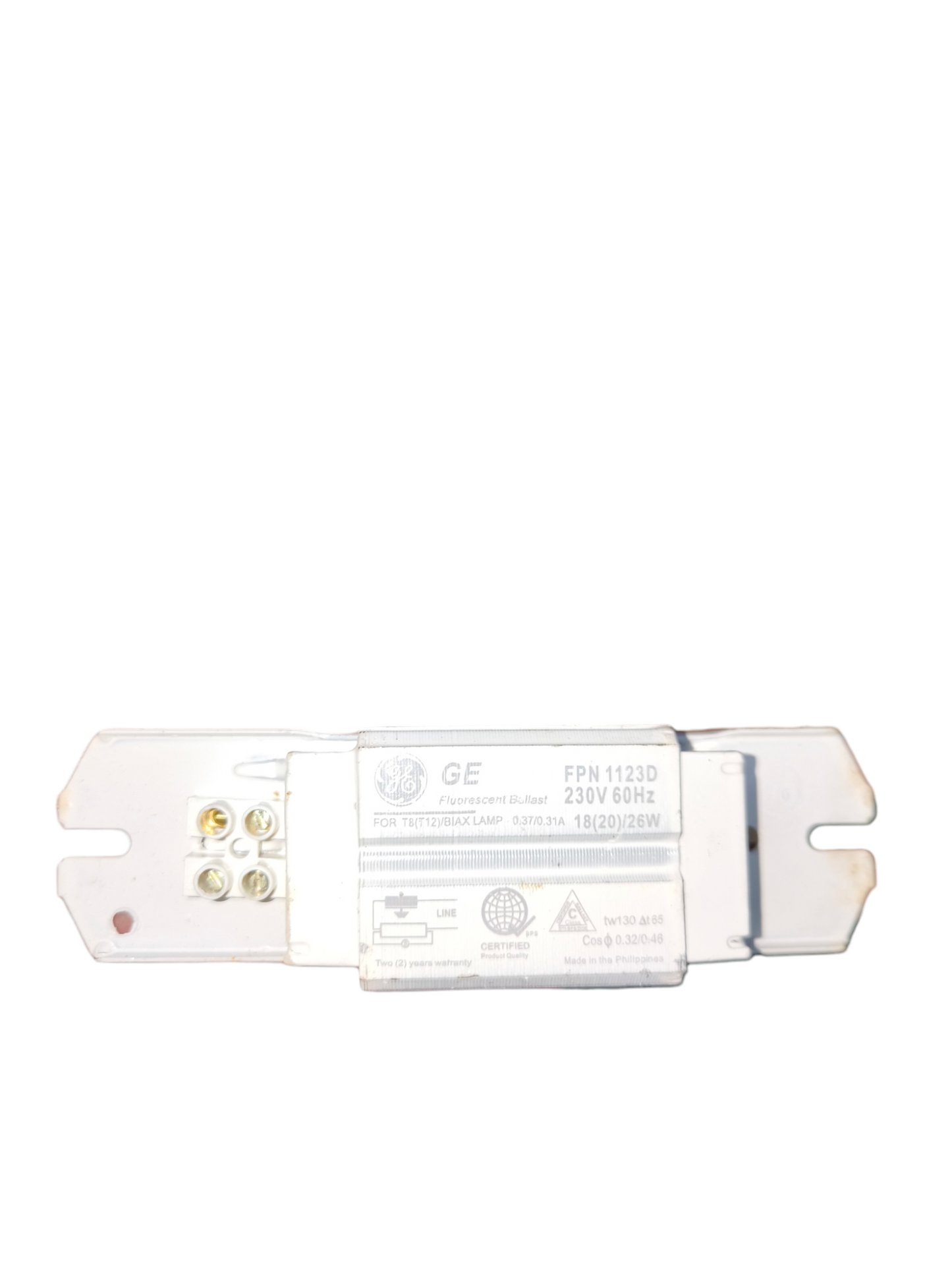 GE fluorescent magnetic ballast 220V electrical component for lighting systems