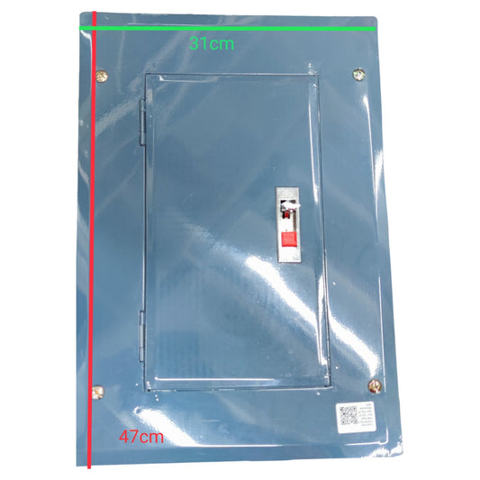 4 Branches Panel Board Center Main 2 Pole Bolt On TQC for 2 Pole Plug In Circuit Breaker Surface Mounted Style Metal Base