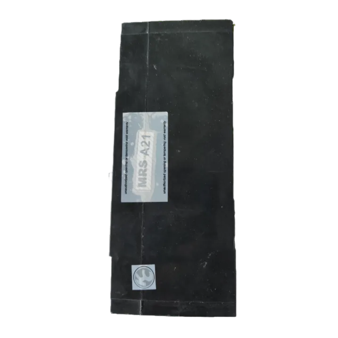GE 150A 3 Phase 3 Pole Circuit Breaker 220V black electrical component with label MRS A21