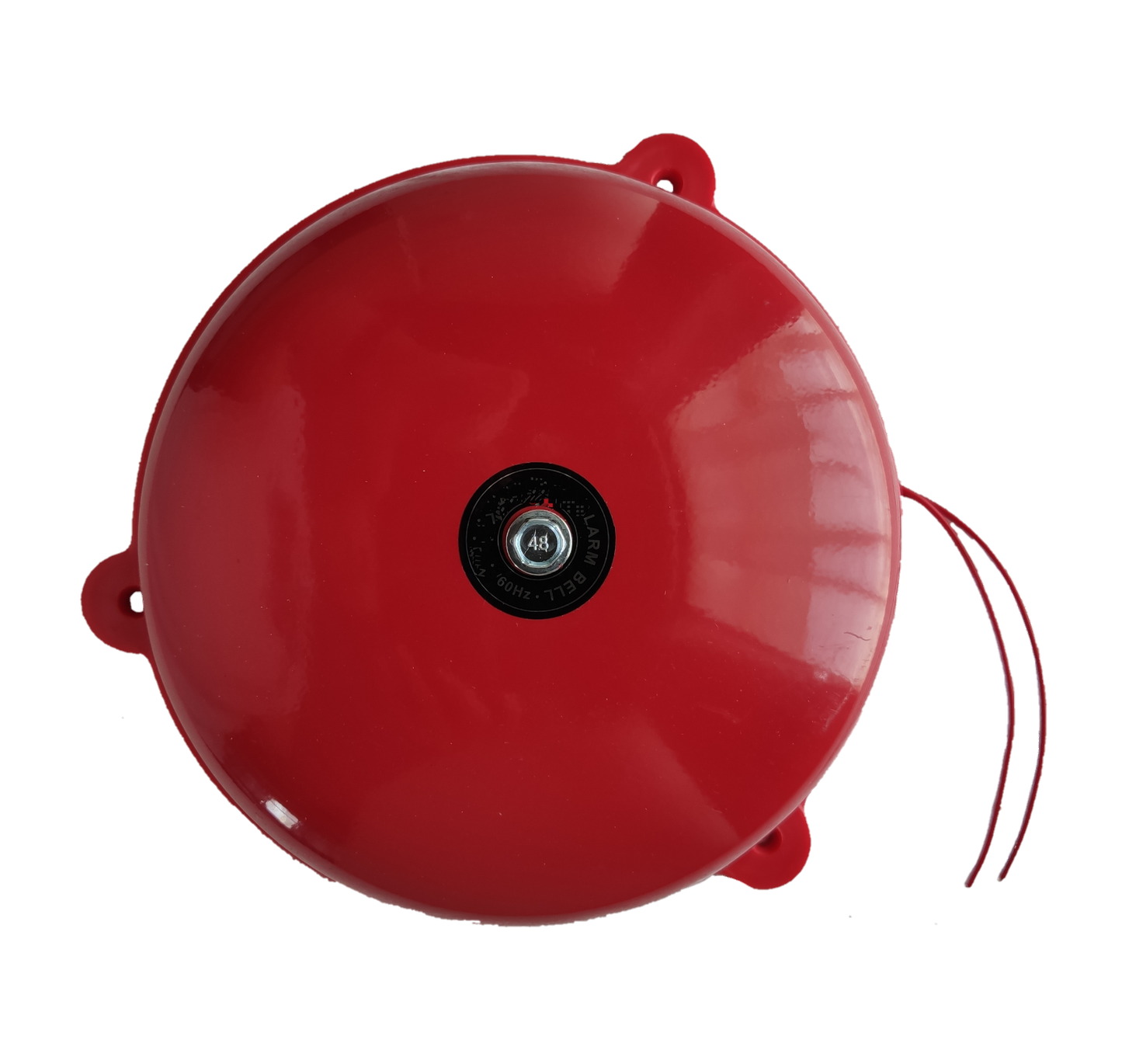 Grippes 10 inch fire alarm bell in red for door chimes and bells with wiring attached