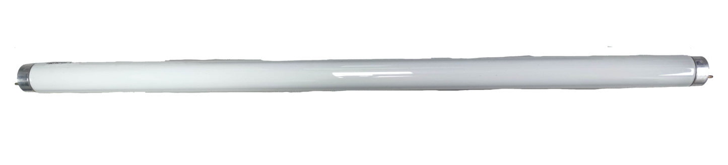 18W T8 UV fluorescent tube 220V white glass tube from China with metal end caps