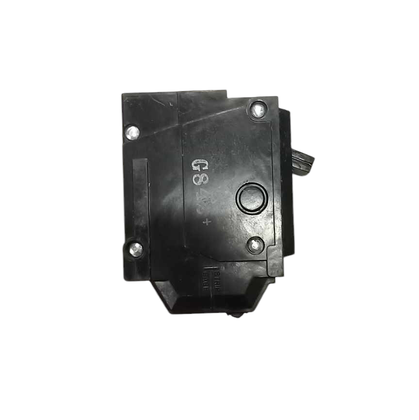 GE 50 amp 1 pole circuit breaker in black for electrical circuitry and protection