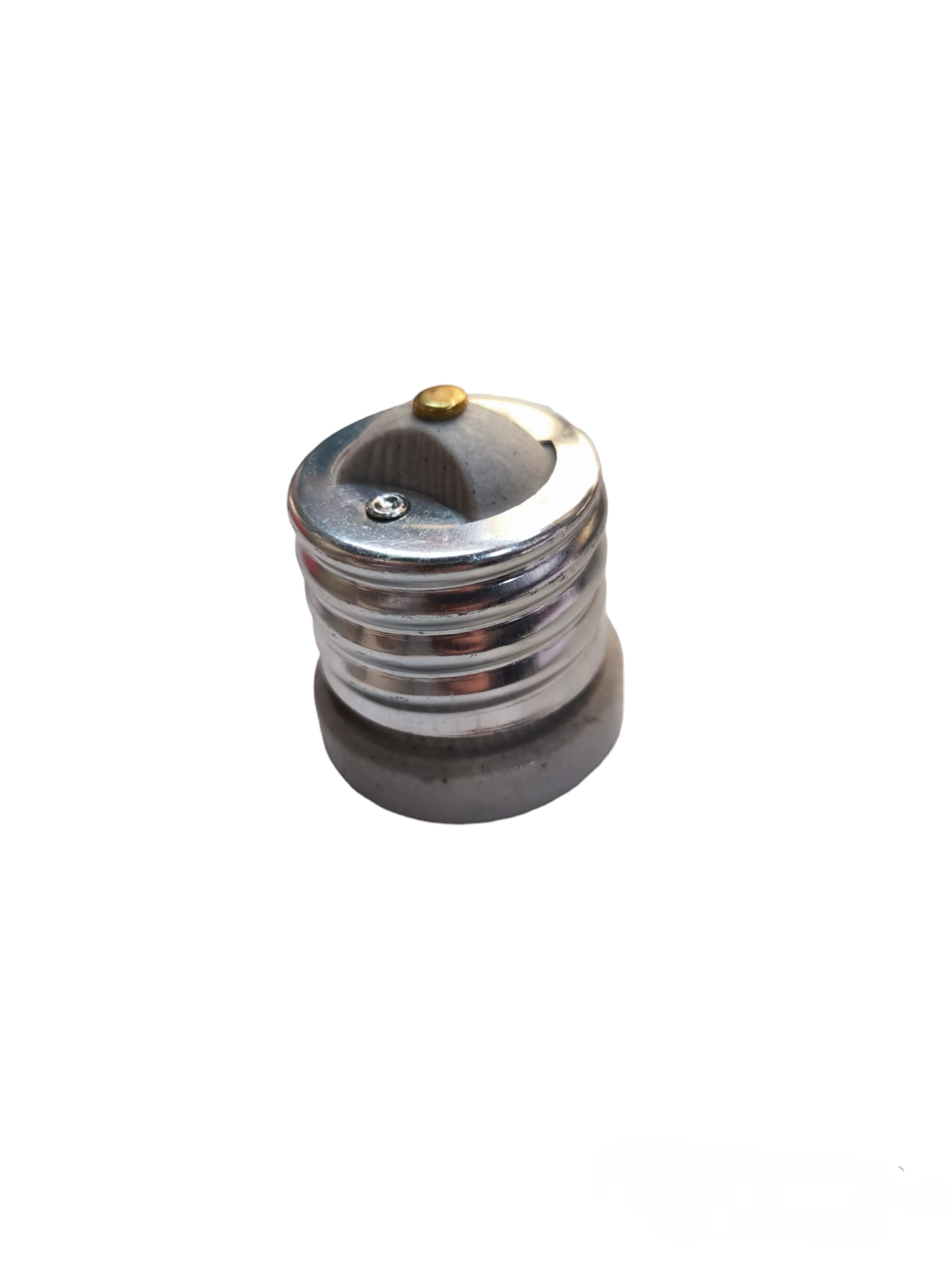 Kopez E40 to E27 bulb adapter for lighting installation and accessories with metal and plastic construction