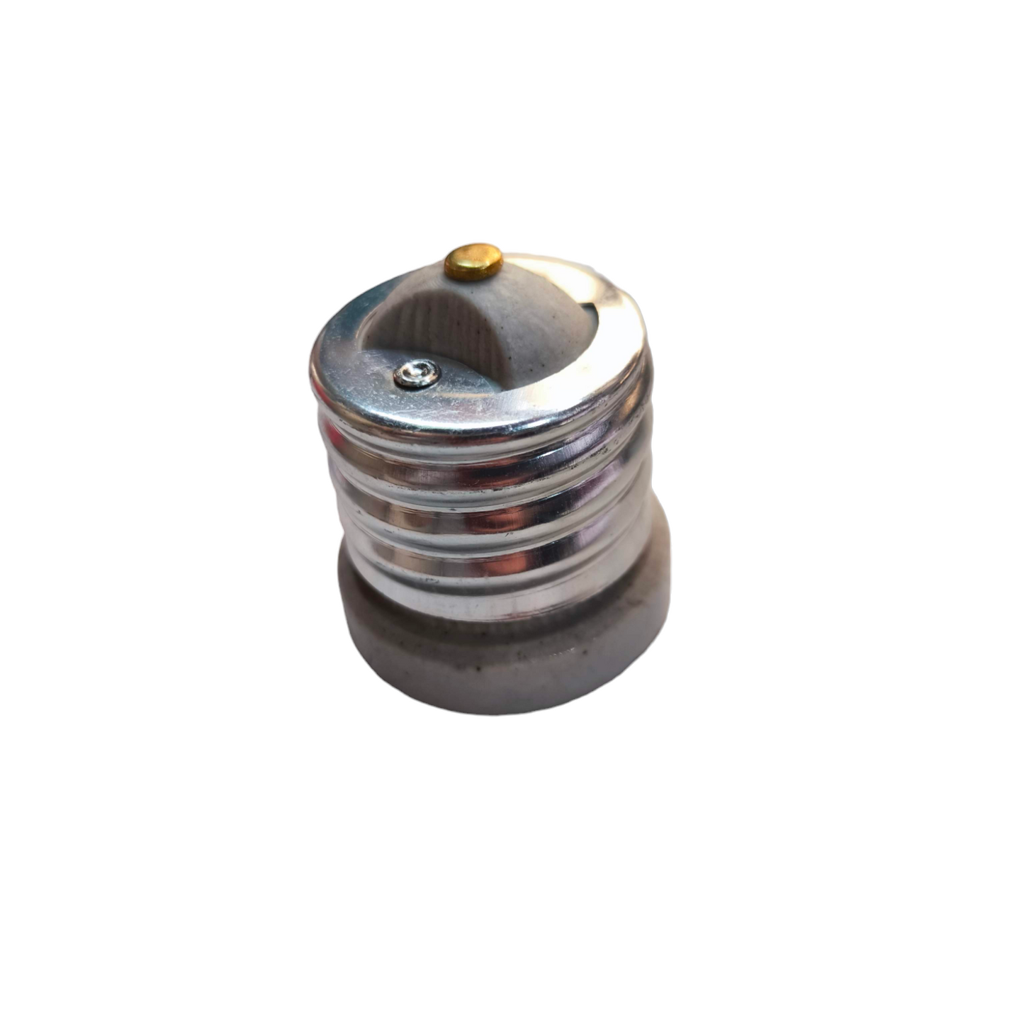 Kopez E40 to E27 bulb adapter for lighting installation and accessories with metal and plastic construction