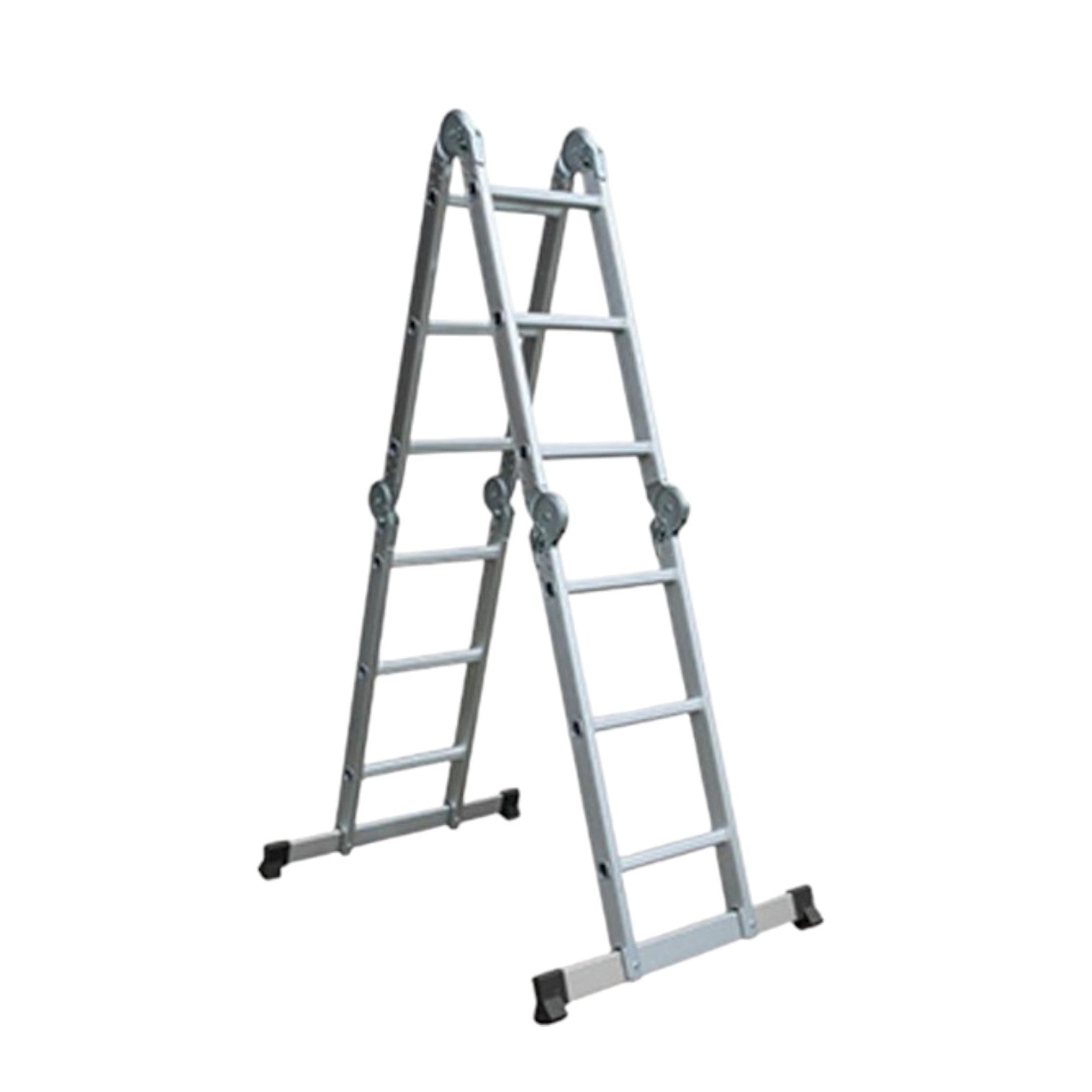 Butterfly foldable multi-purpose ladder 4x4 aluminum A frame ladder with anti slip feet for indoor and outdoor use