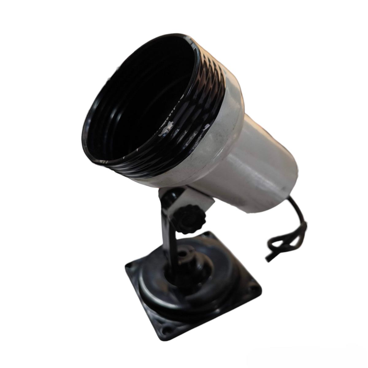 Local Spot Light Holder E27 Square Base adjustable metal spotlight with swivel joint and power cord