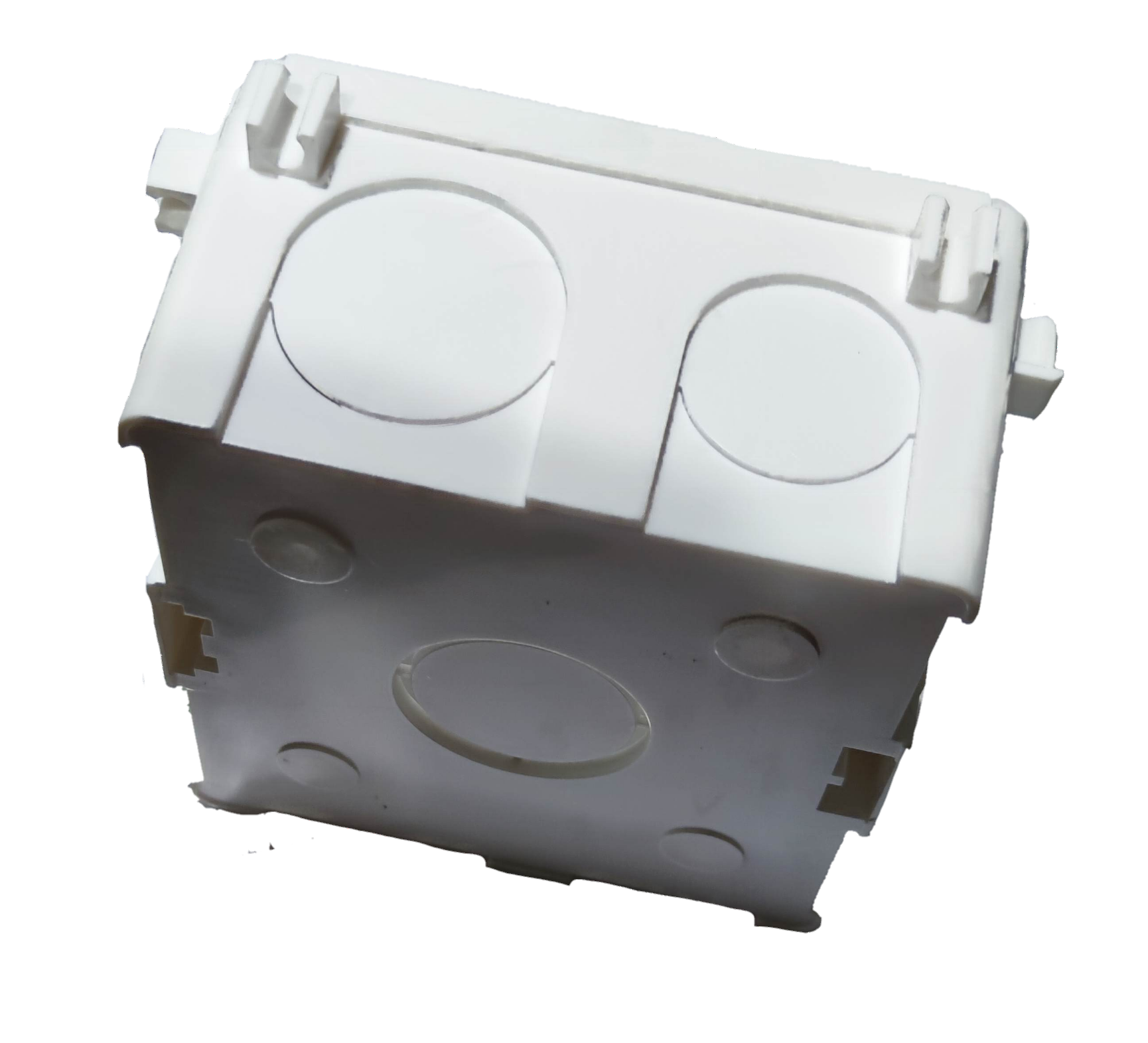 Bull Square Flush Type Utility Box white plastic electrical wiring enclosure for wall installation