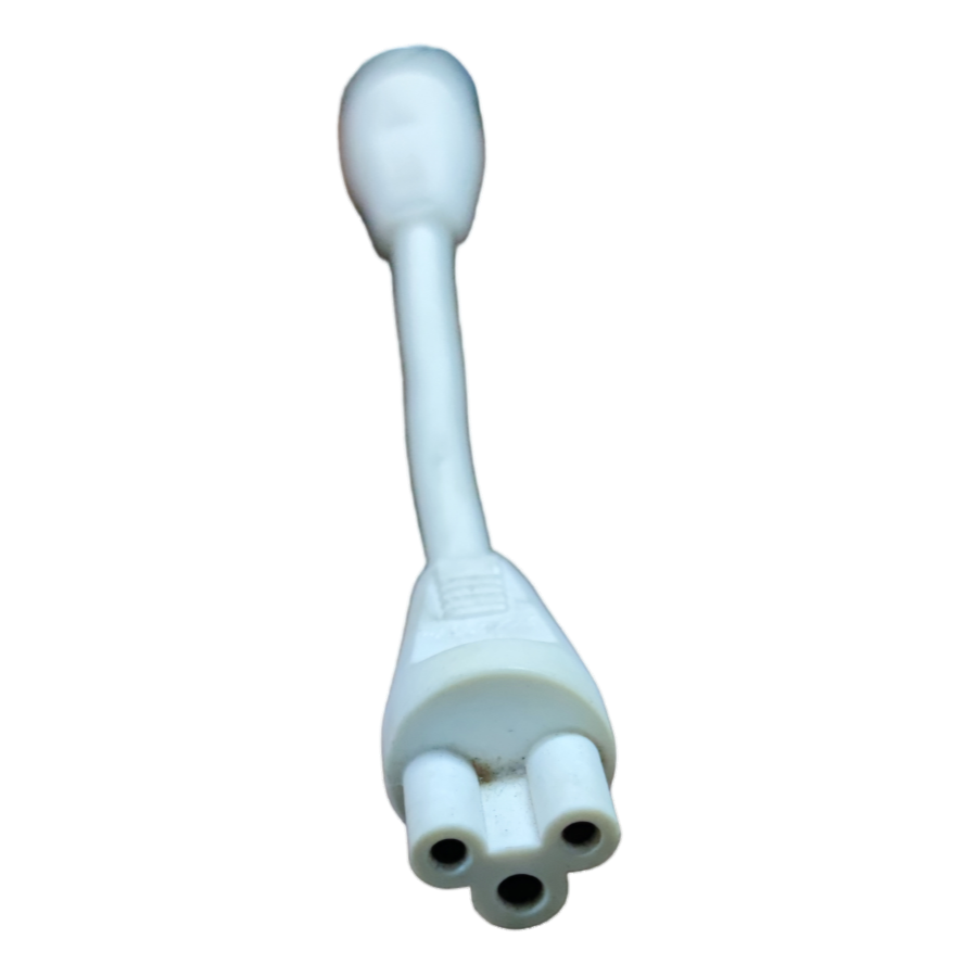 White T-5 AC Cord Connector 3Pins electrical connector with local vendor quality