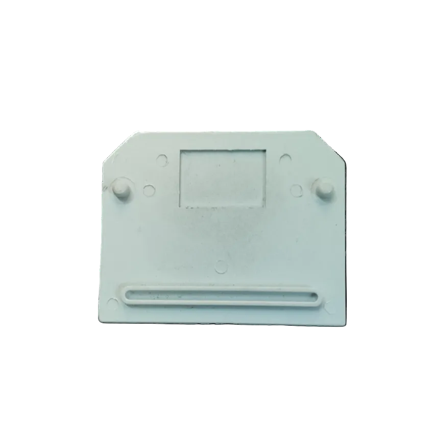 Grippes Terminal Block Cover 3.1cm electrical circuitry part in white plastic