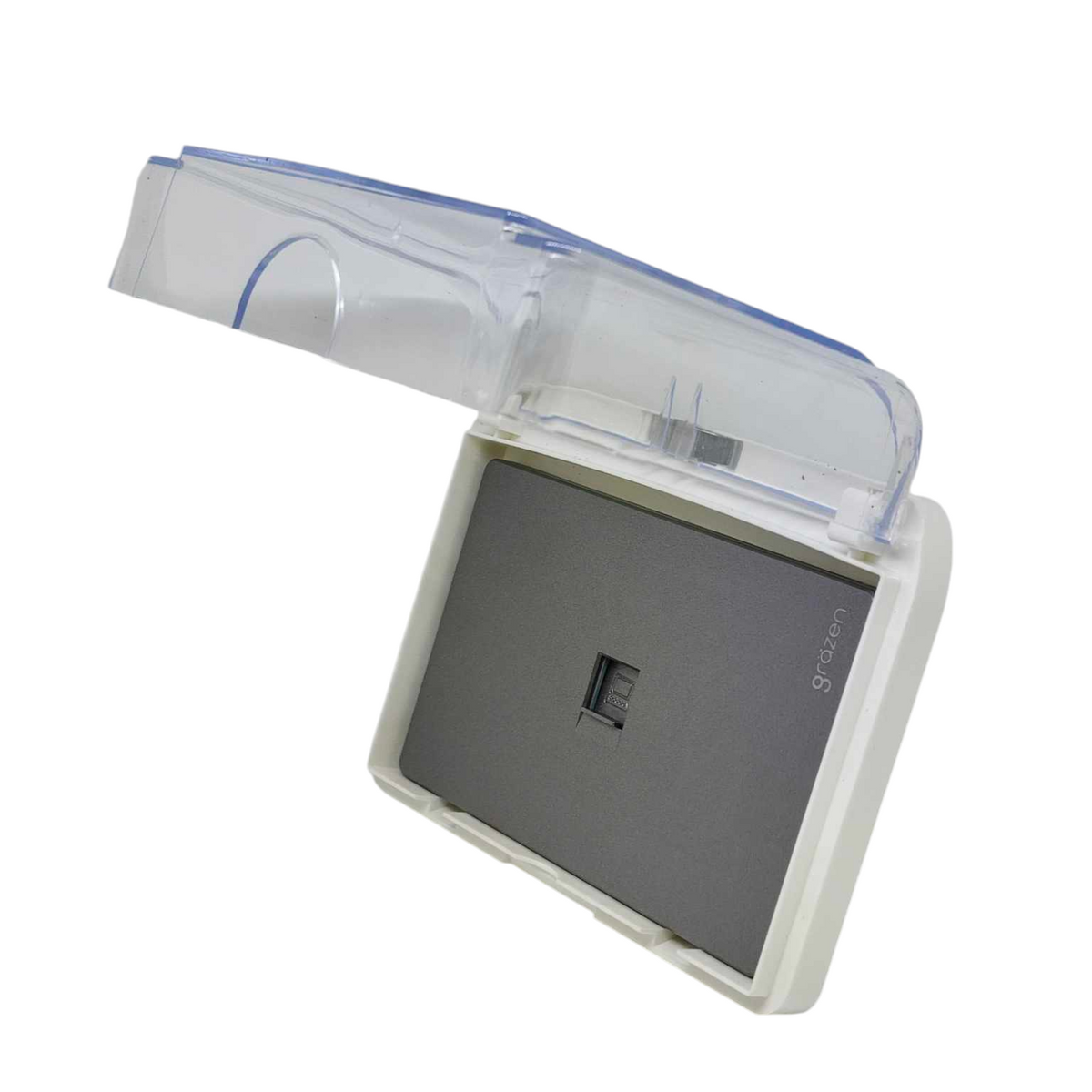 Grazen 1 gang ethernet wall plate waterproof with a protective cover to ensure durability and safety