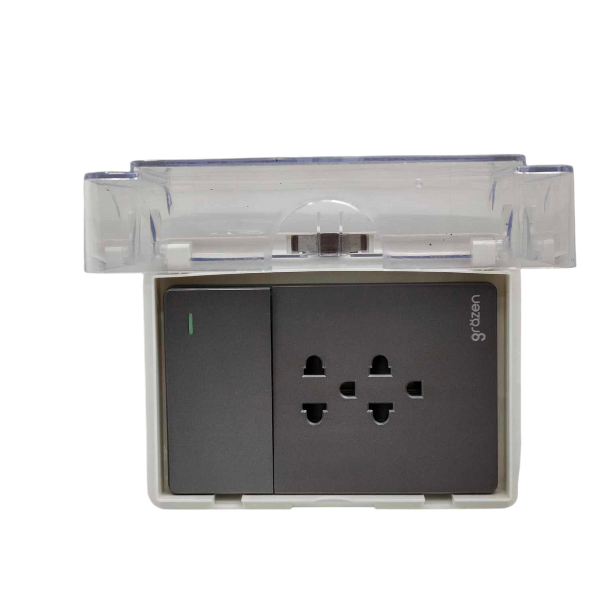 Grazen 16A 220V outdoor socket in a weatherproof enclosure for safe outdoor use